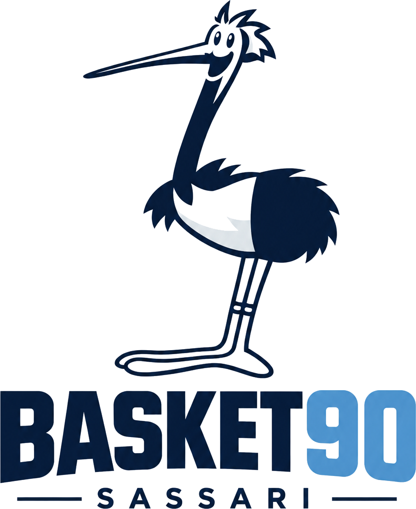 Logo e mascotte del Basket 90 Sassari